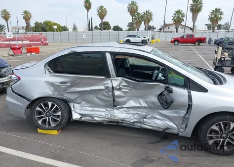 2014 Honda Civic Ex z USA, uszkodzony, nr VIN 19XFB2F84EE217627